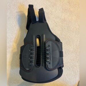 DonJoy Back Brace II TLSO Size L Black with Shoulder Straps Thoracic Rehab